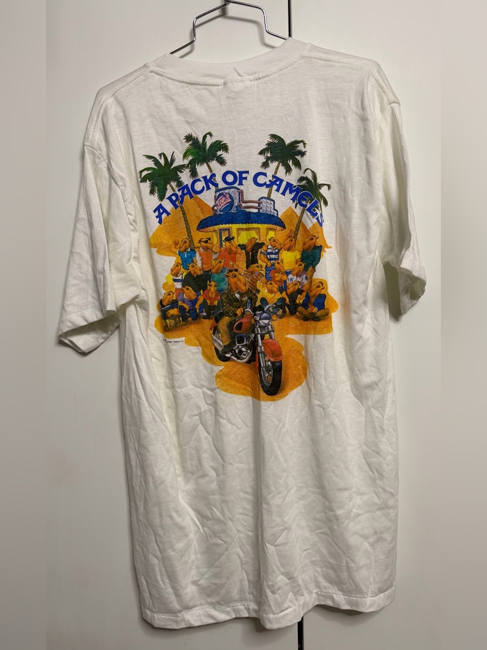 Vintage 1990s Joe Camel “A pack of Camels” T-shirt silkworm- single stitch RARE